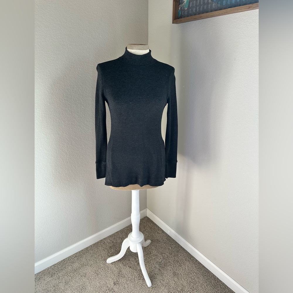 Mono b woman’s grey mock neck  tunic , size S
